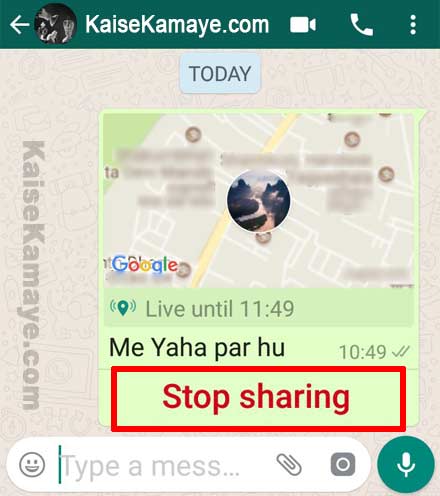 Whatsapp Par Live Location Kaise Band Kare, Whatsapp Par Location Share Karna Kaise Stop Kare