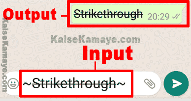 WhatsApp Message Me Bold Italic and Strikethrough Text Kaise Likhe, Whatsapp me Strikethrough Text Kaise Likhe, How to Use Bold, Italic and Strikethrough Text on WhatsApp in Hindi